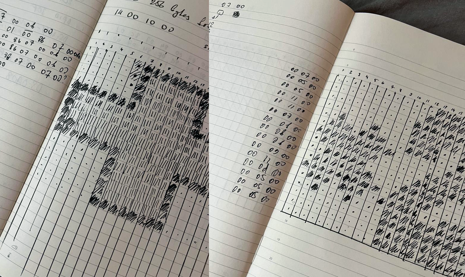 декодинг с помощью блокнота 